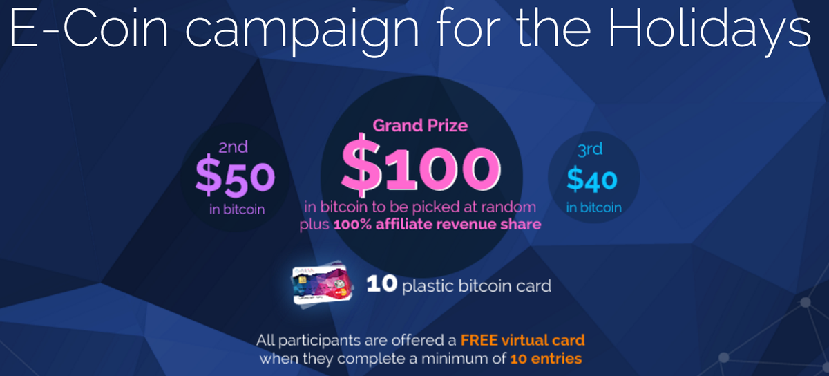 wirexapp's tweet photo. E-Coin Holiday Promotion! We are giving away a FREE Virtual card to everyone!  https://t.co/M1TESYov5N https://t.co/vrQeU4j1ZY