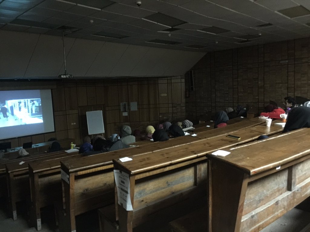Dr_Ningi's tweet photo. Tonight we are using our lecture hall for movie show. #fundraising #Charity #AlexMed https://t.co/qGpwWc1eWJ