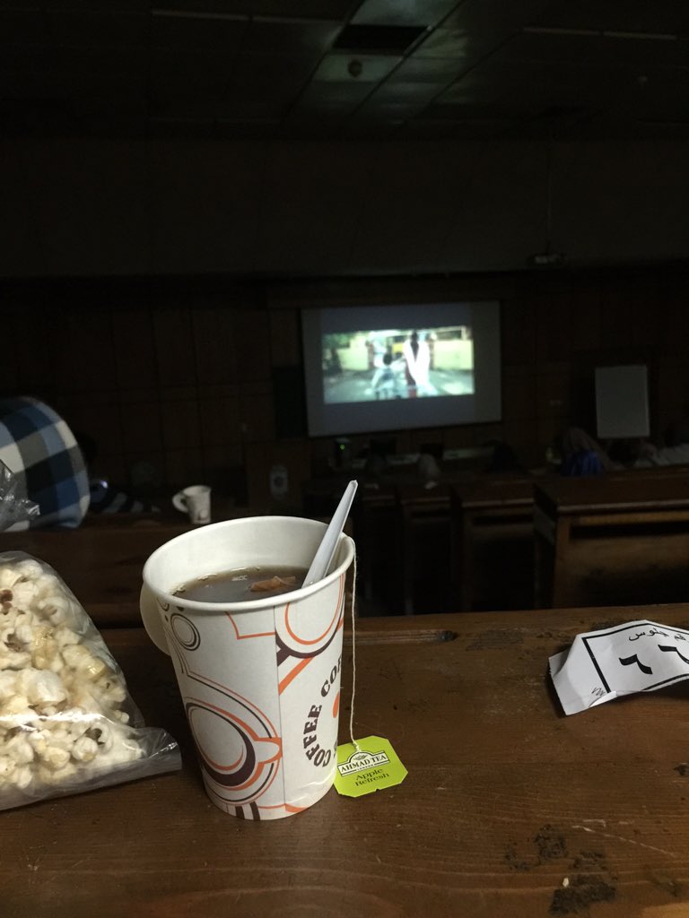 Dr_Ningi's tweet photo. Tonight we are using our lecture hall for movie show. #fundraising #Charity #AlexMed https://t.co/qGpwWc1eWJ