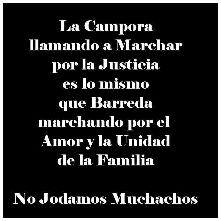 NO jodamos muchachos...