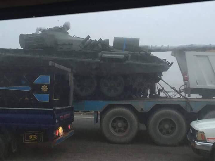 العراق يستلم دبابات ومدرعات من بلغاريا  CWXonqxWUAQ_E_G