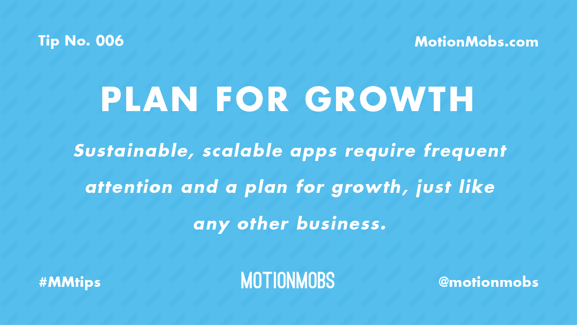 motionmobs's tweet photo. Just like any #business, your app needs maintenance and improvements over time in order to grow. #MMtips #strategy https://t.co/WWVUYzQGAq
