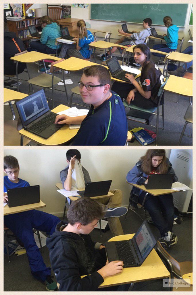 CISChipps's tweet photo. 8th grade students using #studystack to chose game of their choice to prepare for their vocabulary! #CMSPride https://t.co/4KPusaqpvK