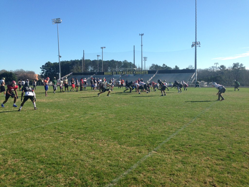 PaulLeeThomas's tweet image. Day Two of Gwinnett County All-Star practices. Watching Team Wofford: