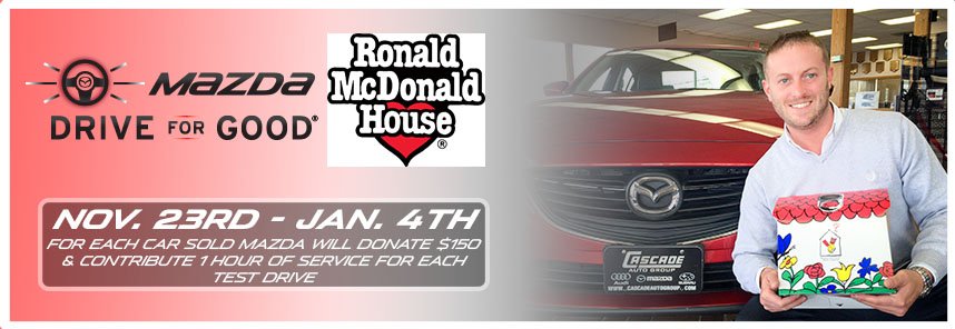 Buy a Mazda from Cascade and we'll donate to the Ronald McDonald House of #Akron! #Mazda 
buff.ly/1RNNsHA