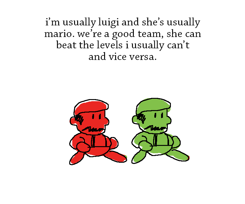 as im watching the game grumps play old mario games i just recalled a story from awhile ago 
