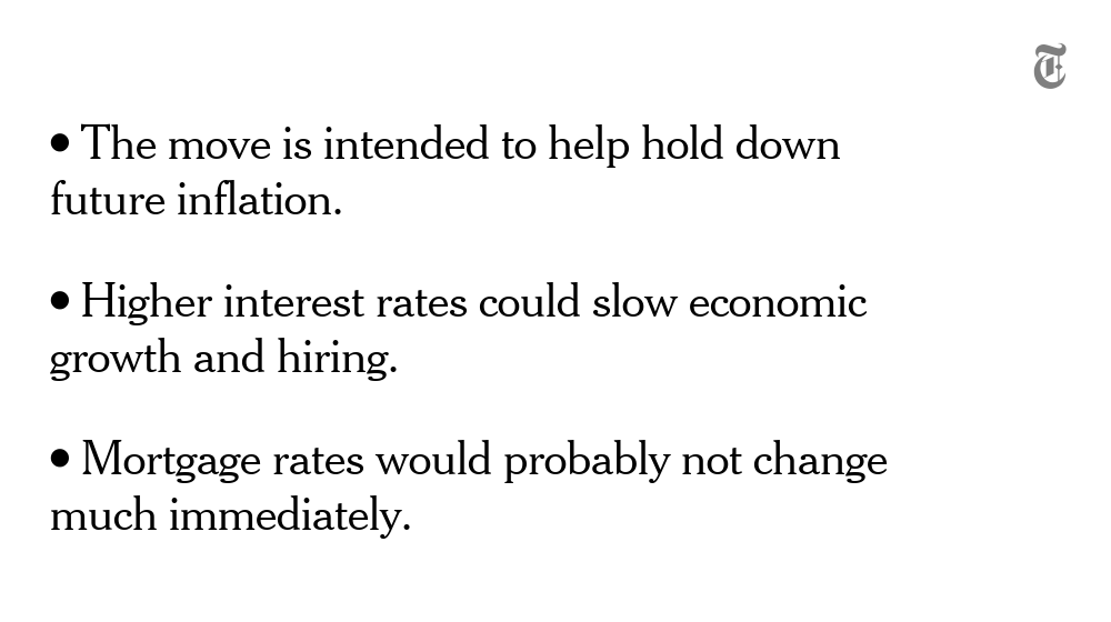 nytimes's tweet photo. The Fed raised rates for the first time since the financial crisis. What that really means: https://t.co/Oo9kVmvoXL https://t.co/RzFFBKjTi4