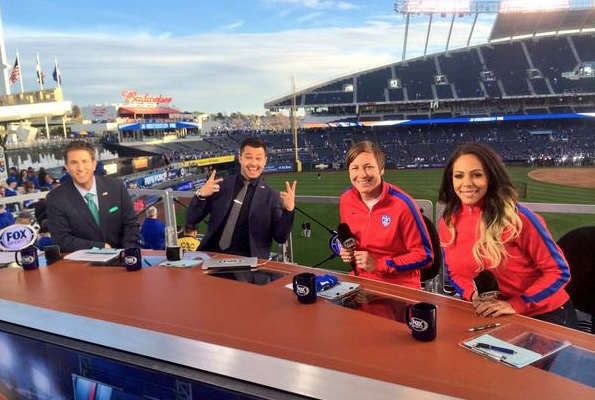 MLBONFOX's tweet photo. Congrats on an AMAZING career, Abby Wambach! #ThanksAbby #OnlyOneAbby https://t.co/kywuYdM7xP