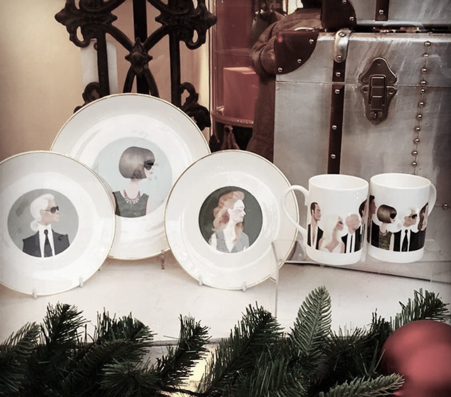 ForwardPR's tweet photo. HAVE YOU SEEN @ShopConSept's Fashion Plates? Bone china, rimmed in gold #tableperfection https://t.co/8aJHZVwzzW