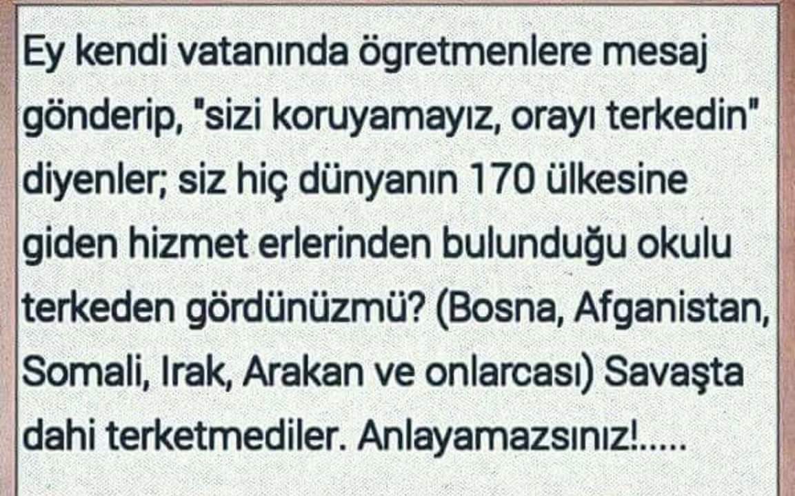 #TerörünPanzehiri
Hizmettir..
Başka yolu yok
Mümkün de değil
Hizmet
Barıştır 
Kardesliktir 
Fedakarlıktır
Hoşgörüdür