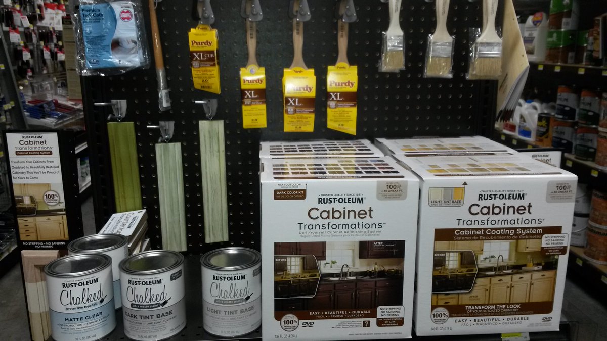 TrueValue_Lex's tweet image. We have cabinet restoration kits and chalked paint! Come check out the color samples!