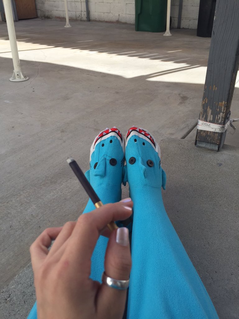 shark footie pajamas