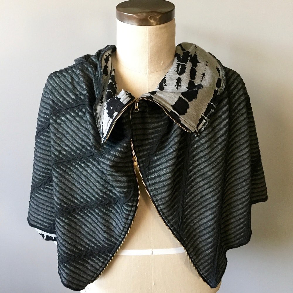 BayThread's tweet photo. Client launch: The "SCAPE"
Shop &amp; see this unique SCARF+CAPE hybrid
https://t.co/1M32OIWXUn #patternmaking #fashion https://t.co/dLRPm74mwT