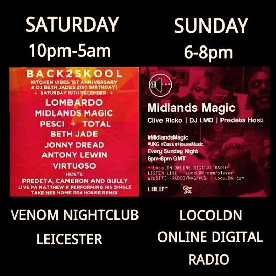 OH BOY
<a href="/midlandsmagic/">Midlandsmagic</a> 
<a href="/kitchenvibes1/">Kitchen Vibes</a> 
<a href="/LdnLoco/">ldnloco</a> 
<a href="/PREDETAmc/">@PREDETAHOST</a> 
<a href="/LMDMUSIC72/">iamlmdmusic</a> 
<a href="/CliveRicko/">CLIVE RICKO DJ</a> 
<a href="/BethJHickling/">Beth Jade</a> 
<a href="/jonnydread1/">Jonny Dread</a>