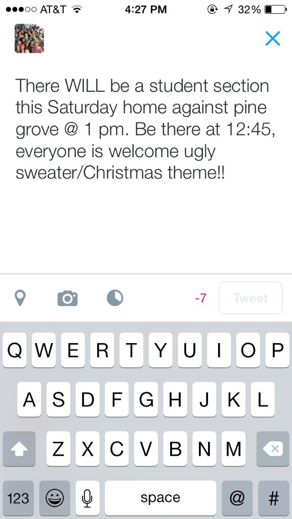 ShhsStudent's tweet image. Attention student section...let's get hype