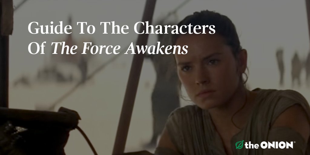 TheOnion's tweet photo. Rey: She’s the orphan in this one https://t.co/V4tU2QLXpx https://t.co/7gkUS2yuWV