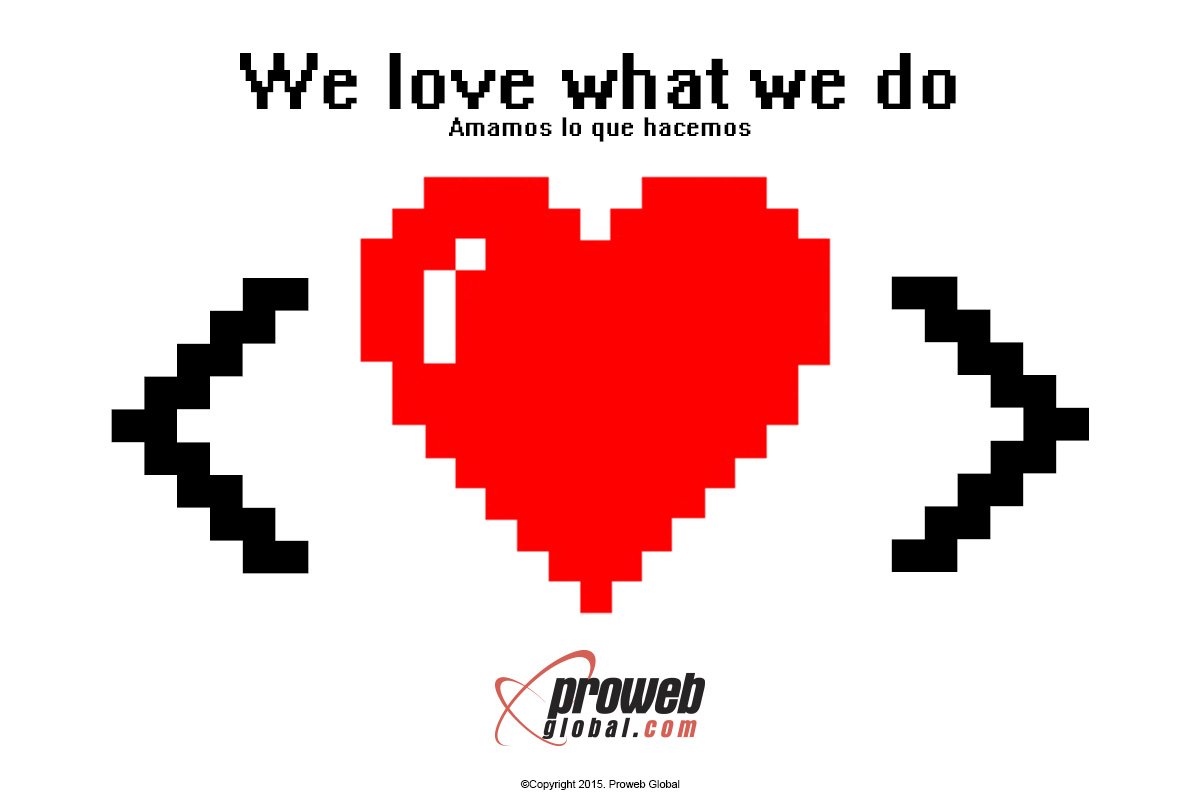 prowebglobal's tweet photo. Tecnología + Innovación + #Diseño + #Programación + #HostingWeb = ¡Amamos lo que hacemos!
#ProwebGlobal https://t.co/2JqFYKSpKW