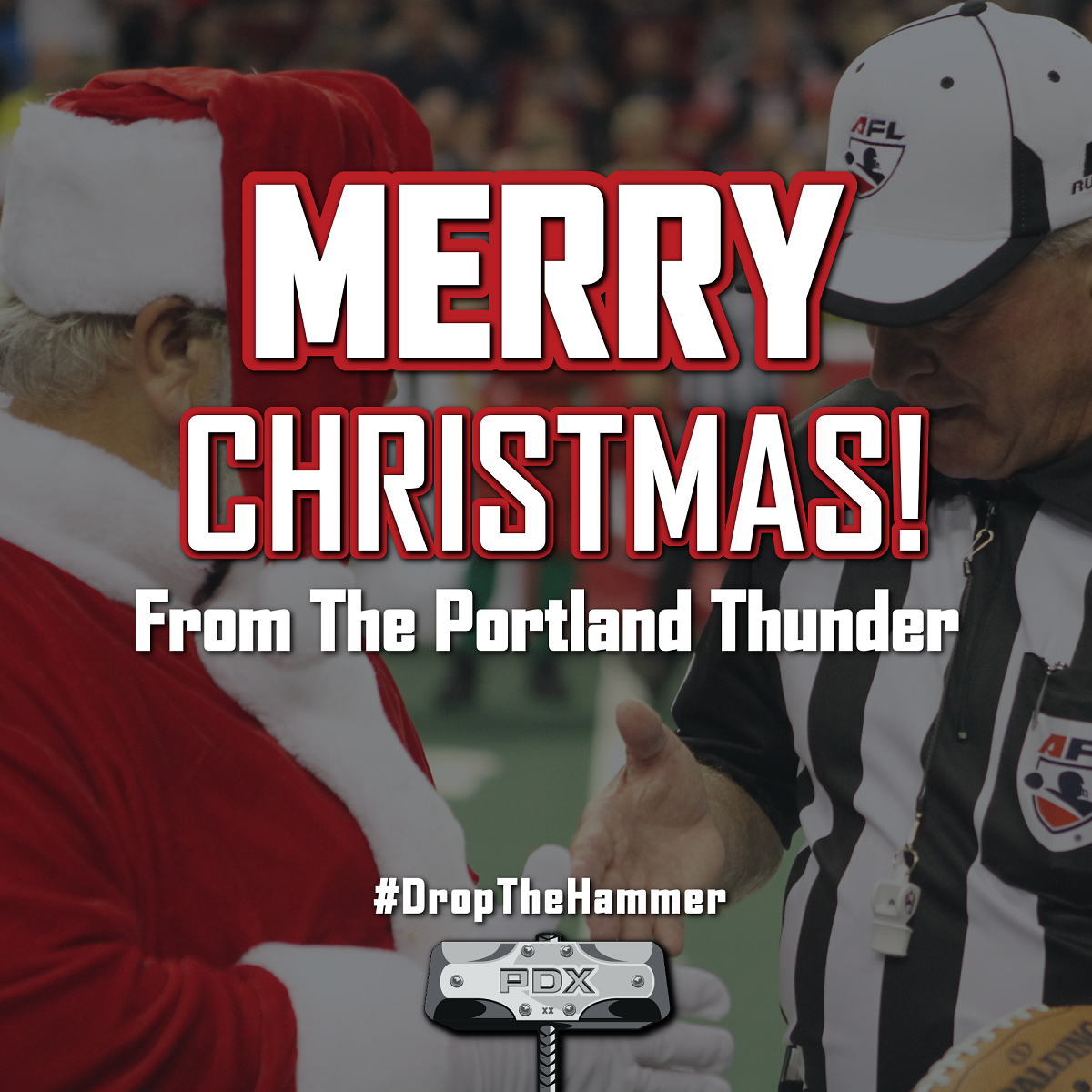 pdxthunder's tweet photo. We wish you a Merry Christmas, Thunder Fans! 🎅🎄 https://t.co/PGZF7wEueX
