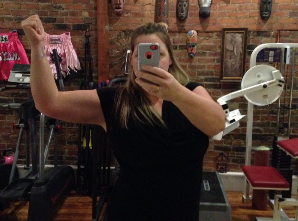Girlification1's tweet photo. Week 11 Biceps starting to show their size - in 2 weeks 'cutting weight' #girlification #workout #girlification1 https://t.co/t9Wo1GGxKF