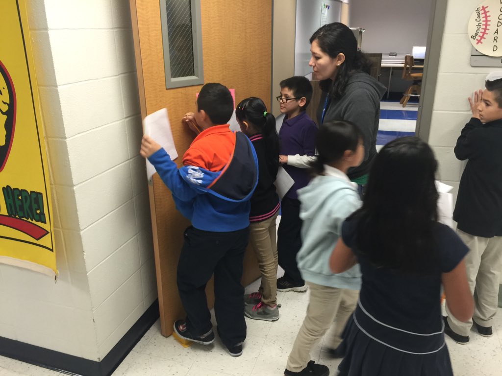 CobbElem's tweet photo. Cobb 3rd graders having a Math scavenger hunt in the building.  Thank you Ms. Bader, Ms. DeLaFuente &amp; Ms. Wilkerson https://t.co/mkcLRMGO3F