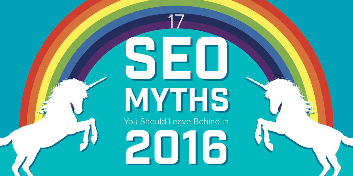 HubSpot's tweet photo. New Year. New Guide. 17 SEO Myths You Should Leave Behind in 2016: https://t.co/UnmwLPLXYt https://t.co/qhIx4dFJ1w