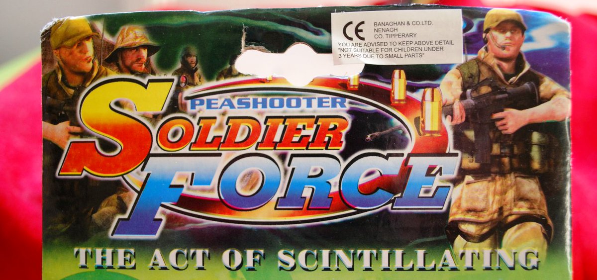 fustar's tweet image. #MankyToyShowRetrospective #Object1 Peashooter Soldier Force: The Act of Scintillating.