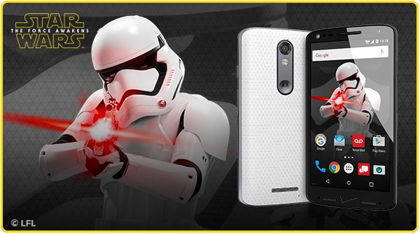 MotorolaUS's tweet photo. When you’re right, you’re right @priyagsn. Stormtroopers bring this #DROIDHunt to a close. https://t.co/J9oZjuJcH4