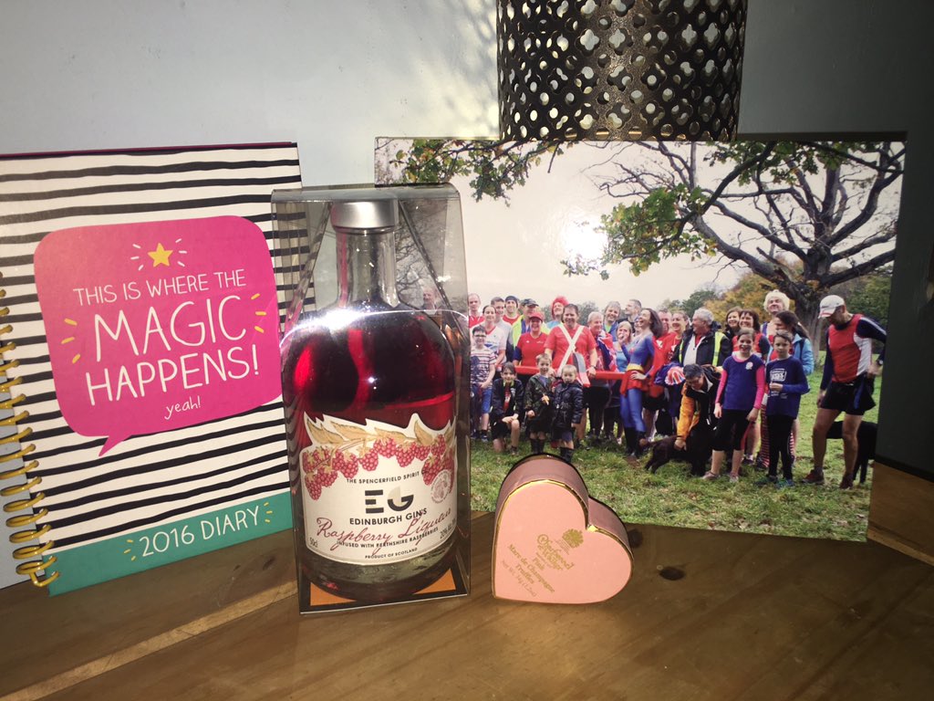 Thank you so much <a href="/Blickersparkrun/">Blickling parkrun</a> my new trainers were generous enough. Presented with more lovely gifts tonight!