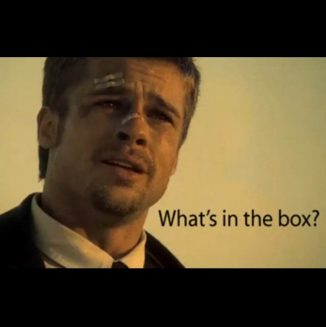 fri_ai's tweet photo. #ExplainAFilmPlotBadly #se7en u won"t like what's in the box https://t.co/8mKI6hxf9P