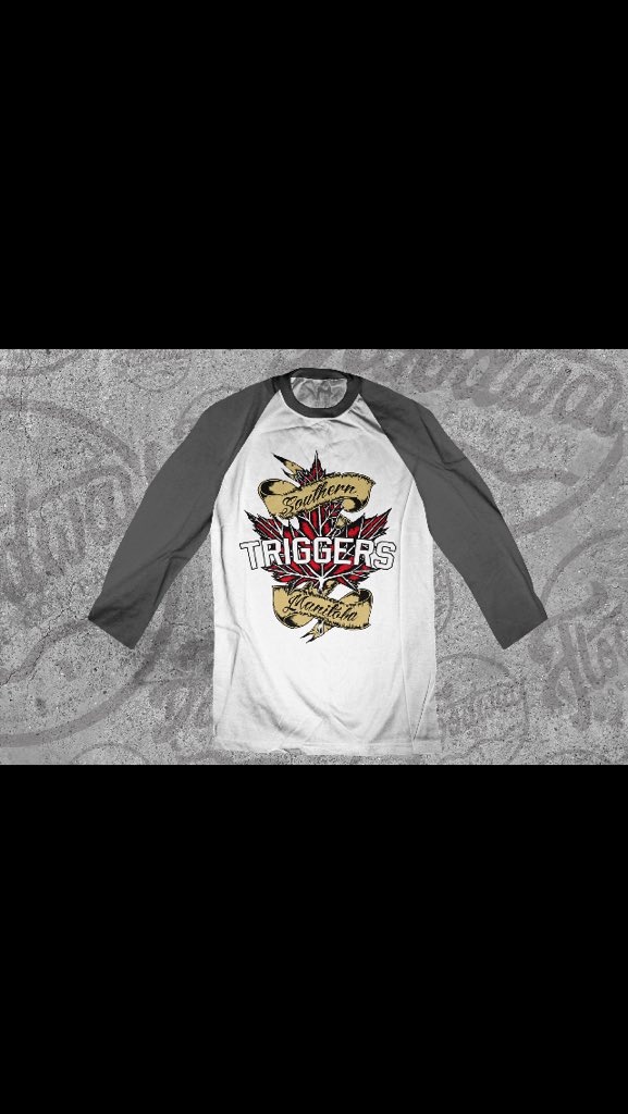 Peep the new <a href="/triggersWPG/">TRIGGERS</a> baseball tees- only $20 this holiday. Msg their Facebook page to order yours now!