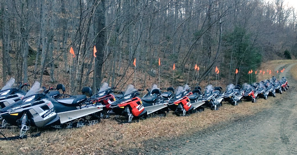 HighCountryVT's tweet image. This year will feature 24 total snowmobiles including 9 brand new 2016 models! #SnowmobileVT #mtsnow #vermont