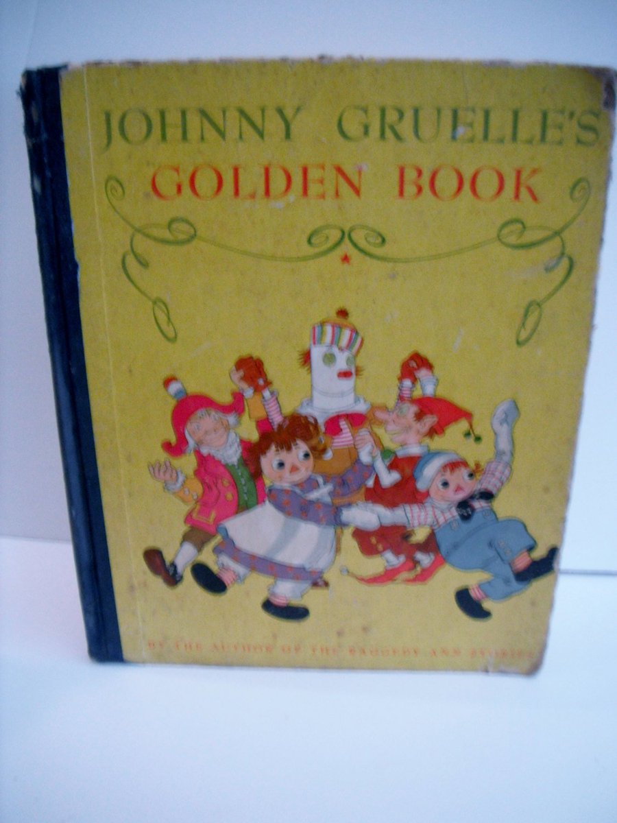 Destashpearl's tweet photo. Johnny Gruelle's Golden Book 1925 https://t.co/4Rn6U4vfZc #Etsy #DelightfulStories https://t.co/ED3spOtV6V