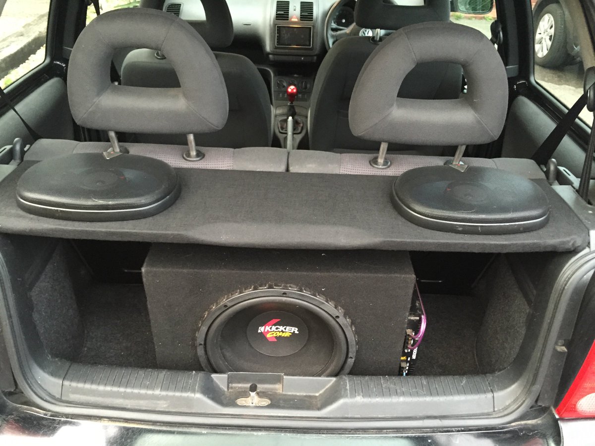 parcel shelf subwoofer
