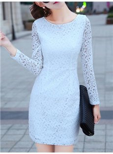 Retailings's tweet photo. Plain Round Neck Long Sleeve #Women's #Lace #Dress (+ Size Available)
#Buy at $79.35 Only - https://t.co/UIlSkQ3RLu https://t.co/QhDb3nHQIc