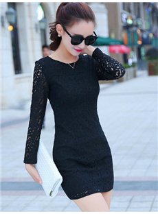 Retailings's tweet photo. Plain Round Neck Long Sleeve #Women's #Lace #Dress (+ Size Available)
#Buy at $79.35 Only - https://t.co/UIlSkQ3RLu https://t.co/QhDb3nHQIc