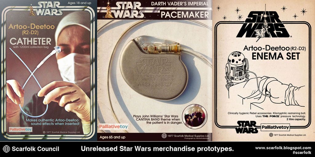 Alex Psirides (@psirides) on Twitter photo One Star Wars product placement too many. Although a Star Wars pacemaker sounds great.
Interested <a href="/cjpoynter/">Chris Poynter</a> ? One Star Wars product placement too many. Although a Star Wars pacemaker sounds great.
Interested <a href="/cjpoynter/">Chris Poynter</a> ?