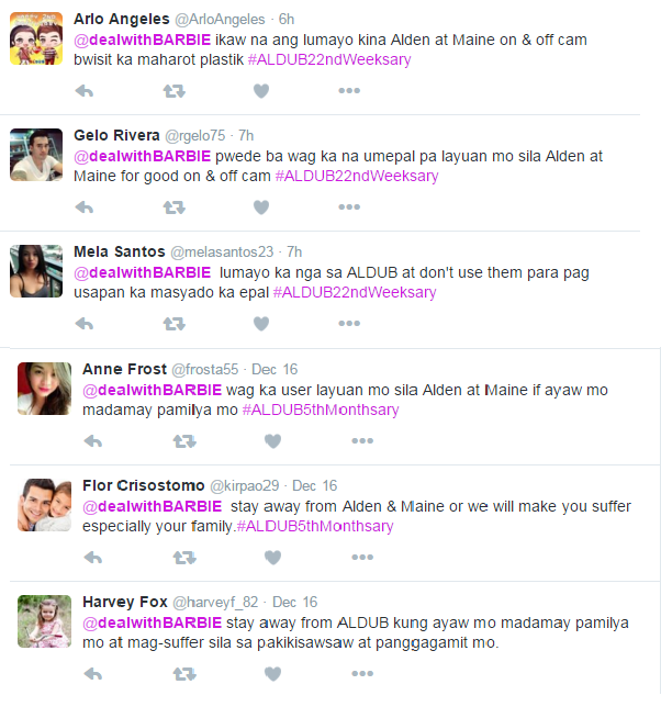 JB_Warrior's tweet photo. Hindi naman na yata tama to ! Hinusgahan nyo na, Pinagbantaan nyo pa ! konting RESPETO naman po! #ALDUB22ndWeeksary https://t.co/s4q4RAmOEm
