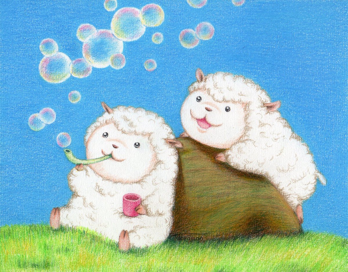 トラノオ 来年の年賀状イラスト 思いつきました 艸 Lineスタンプ制作は一時中断 して年賀状制作に入ります 龍から羊までのイラスト イラスト 色鉛筆 T Co Ldwgb8byfq