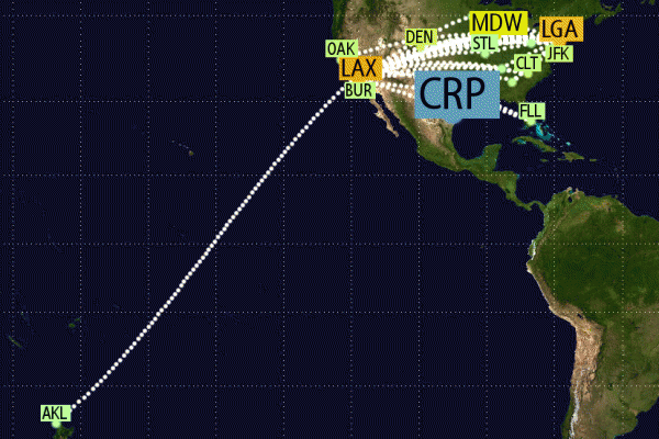 New destination on my @JetLovers flight map: CRP (Corpus Christi, United States) https://t.co/SuORUMDn12