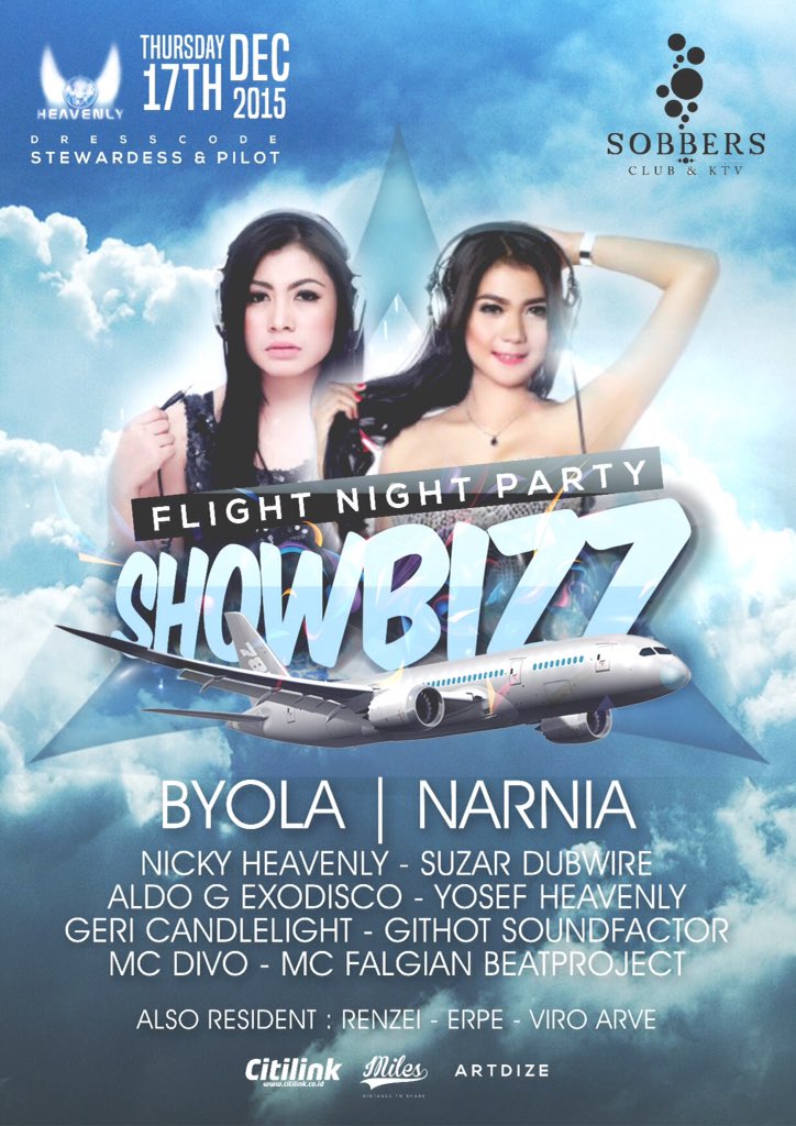 Tonight <a href="/SOBBERSCLUB/">SOBBERS CLUB & KTV</a> "Showbizz" w/ <a href="/NickyHeavenly/">Nicky Heavenly</a> <a href="/djlizious/">Suzar Lizious</a> <a href="/Falgian_mic/">Falgian</a> <a href="/githotpradiptaa/">DJ GITHOT PRADIPTA</a>