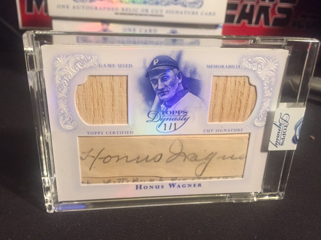 Monster_Breaks's tweet photo. Honus Wagner 1/1 Cut Auto #monsterbreaksllc #bestpullever https://t.co/bys6SysKnI