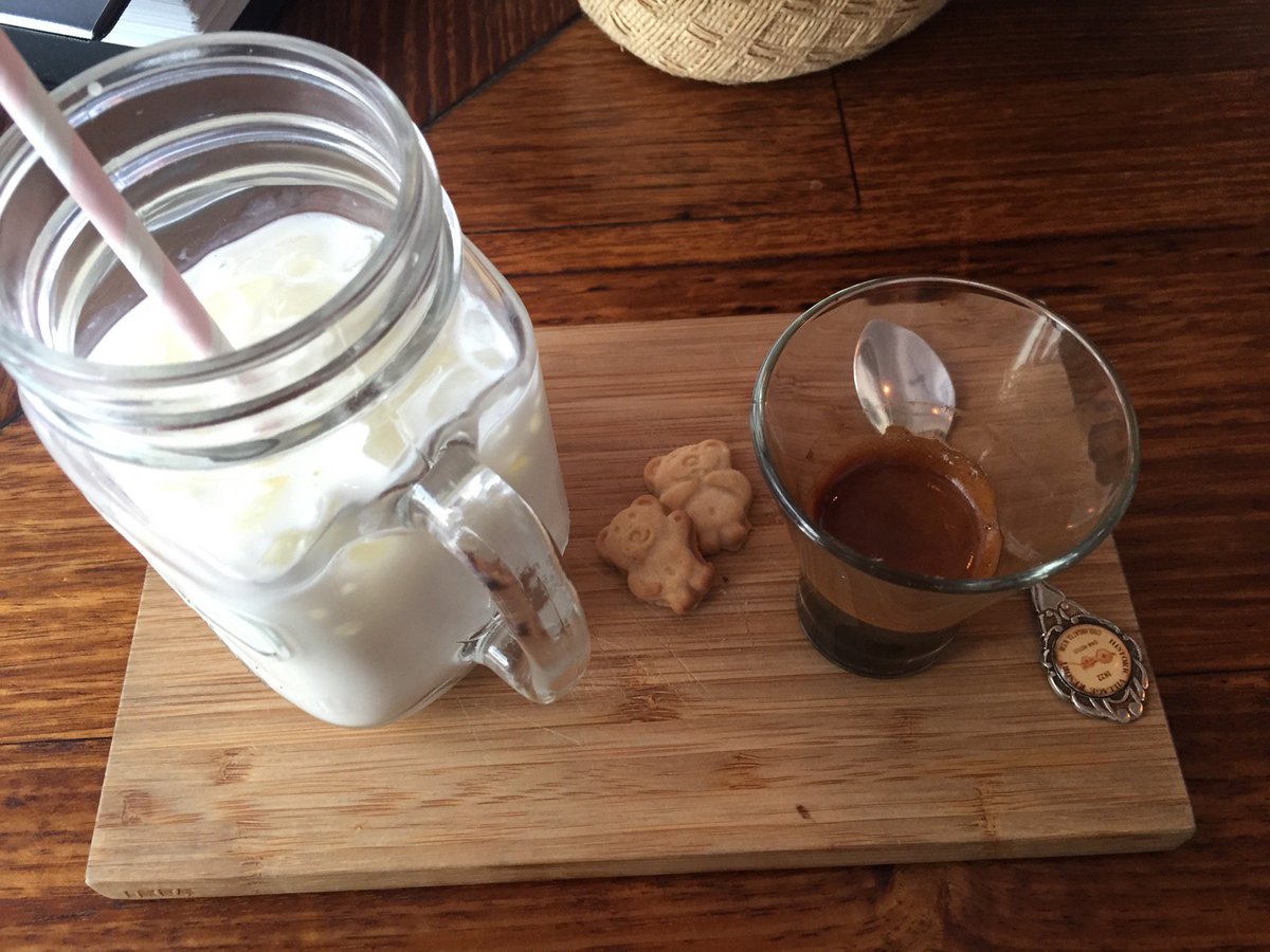 Iced latte (@ Naked Espresso Bar - <a href="/nakedespressoco/">Naked Espresso</a> in Melbourne, VIC) swarmapp.com/c/a0iN2Hd43Bx