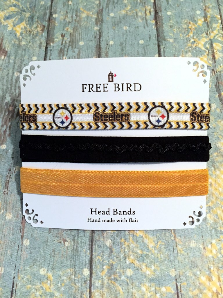 RoamingBoutique's tweet photo. Just added this #Steeler 3pk elastic headbands. #pittsburghsteelers https://t.co/4Oik7I8uA5 https://t.co/DlQtOS6Sxf