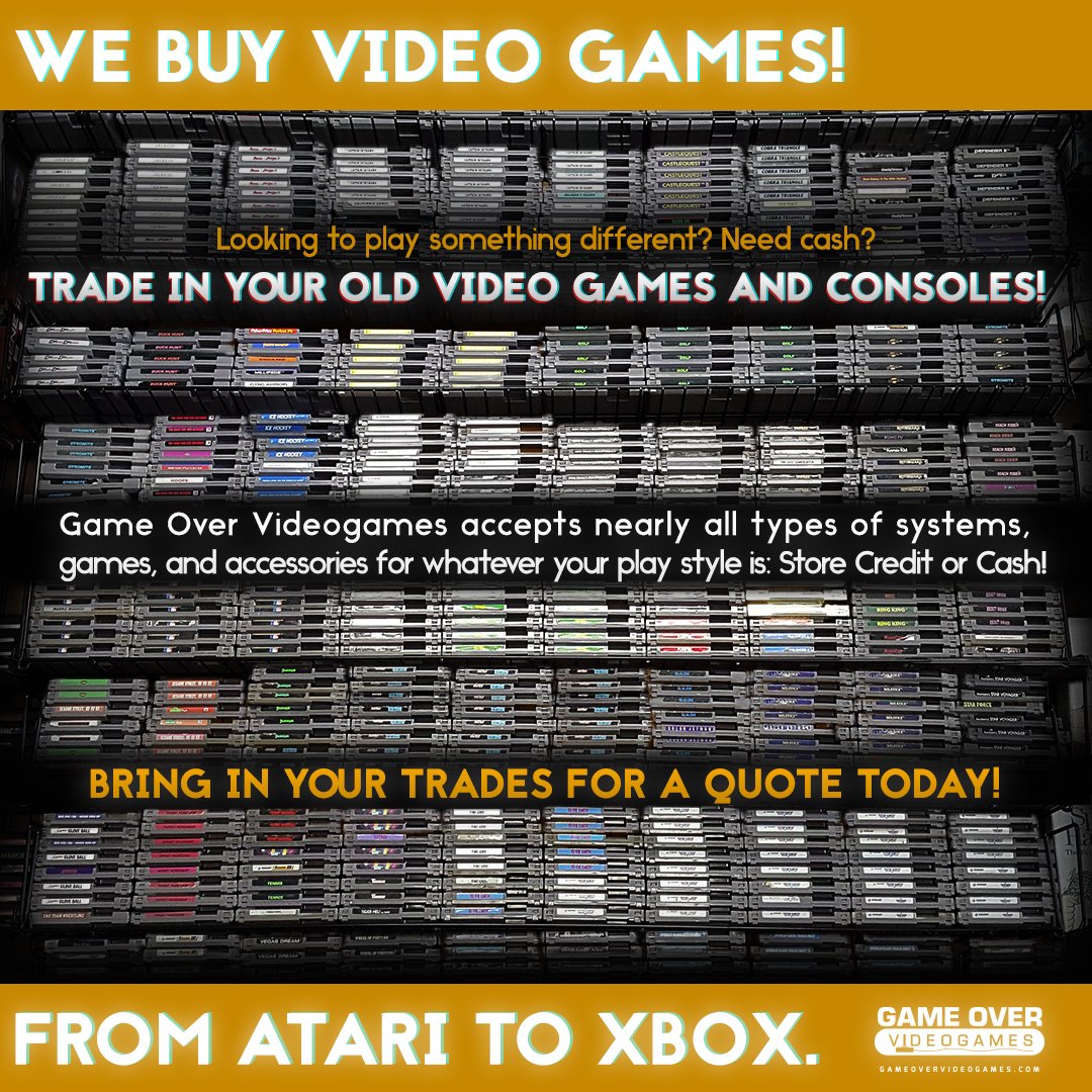 trade in old games for cash