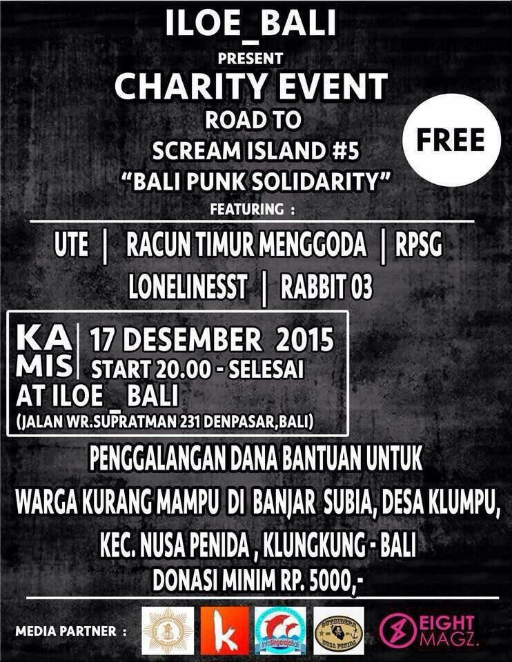 Yuk manteman sisihkan uang jajan kalian malam ini di acara iloe bali heh mari berdonasi  ramaikan yess :D