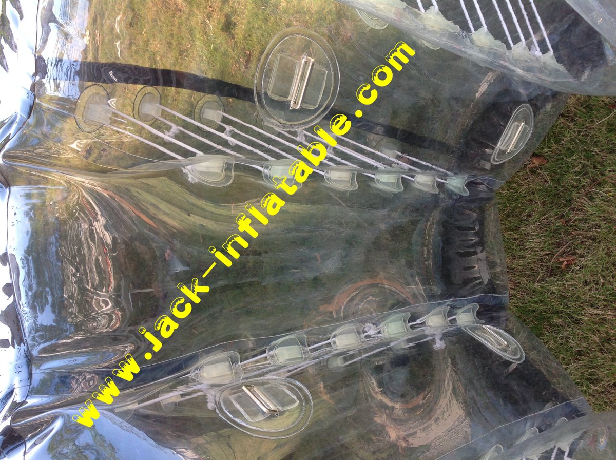 leleinflatable's tweet image. 1.5m TPU 0.8mm bumper ball, inside have washable safety Velcro belt.