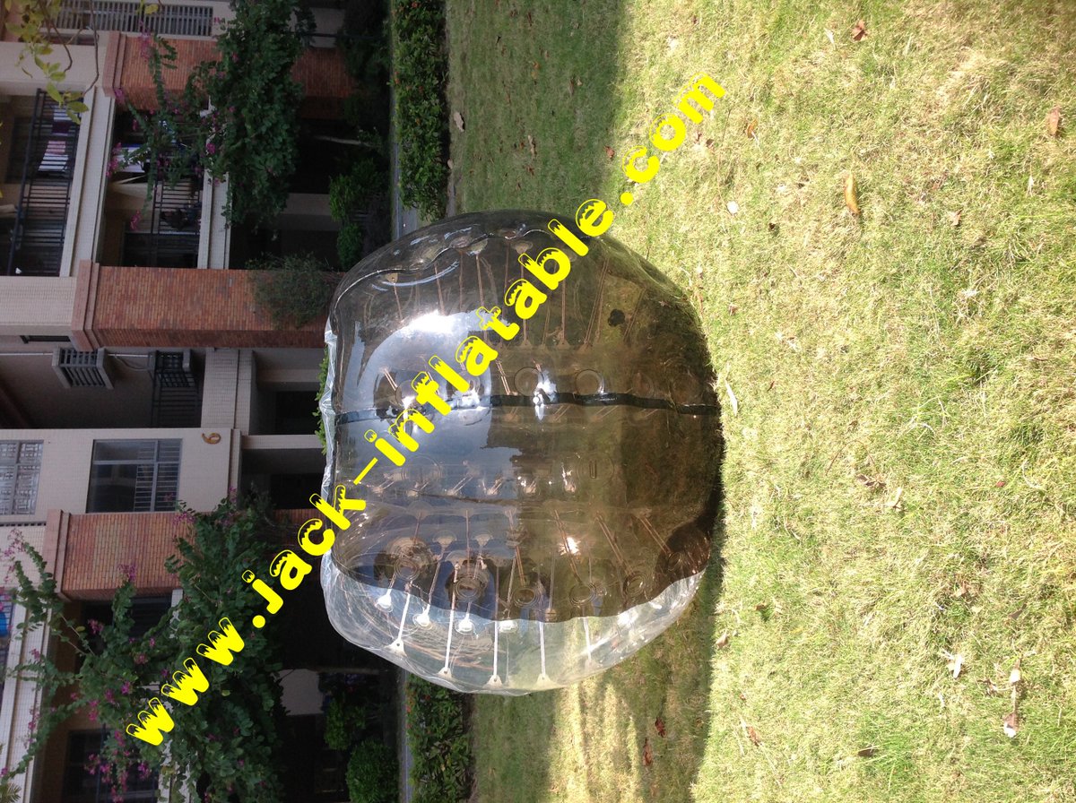 leleinflatable's tweet image. 1.5m TPU 0.8mm bumper ball, inside have washable safety Velcro belt.