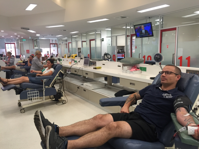 ADMaustralia's tweet photo. Ben &amp; Janelle from ADM Au giving the gift of blood this Christmas
Great job!
#redcross #donateblood
@redcrossbloodau https://t.co/kvrb4Nv9Eq