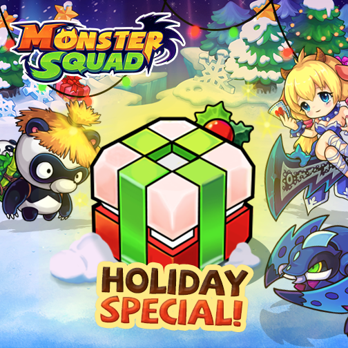 MyMonsterSquad's tweet photo. The Holidays are near with your fellow monsters singing jingles, and gifts ๐ to unwrap. #MonsterUpdate https://t.co/upkdG8grah