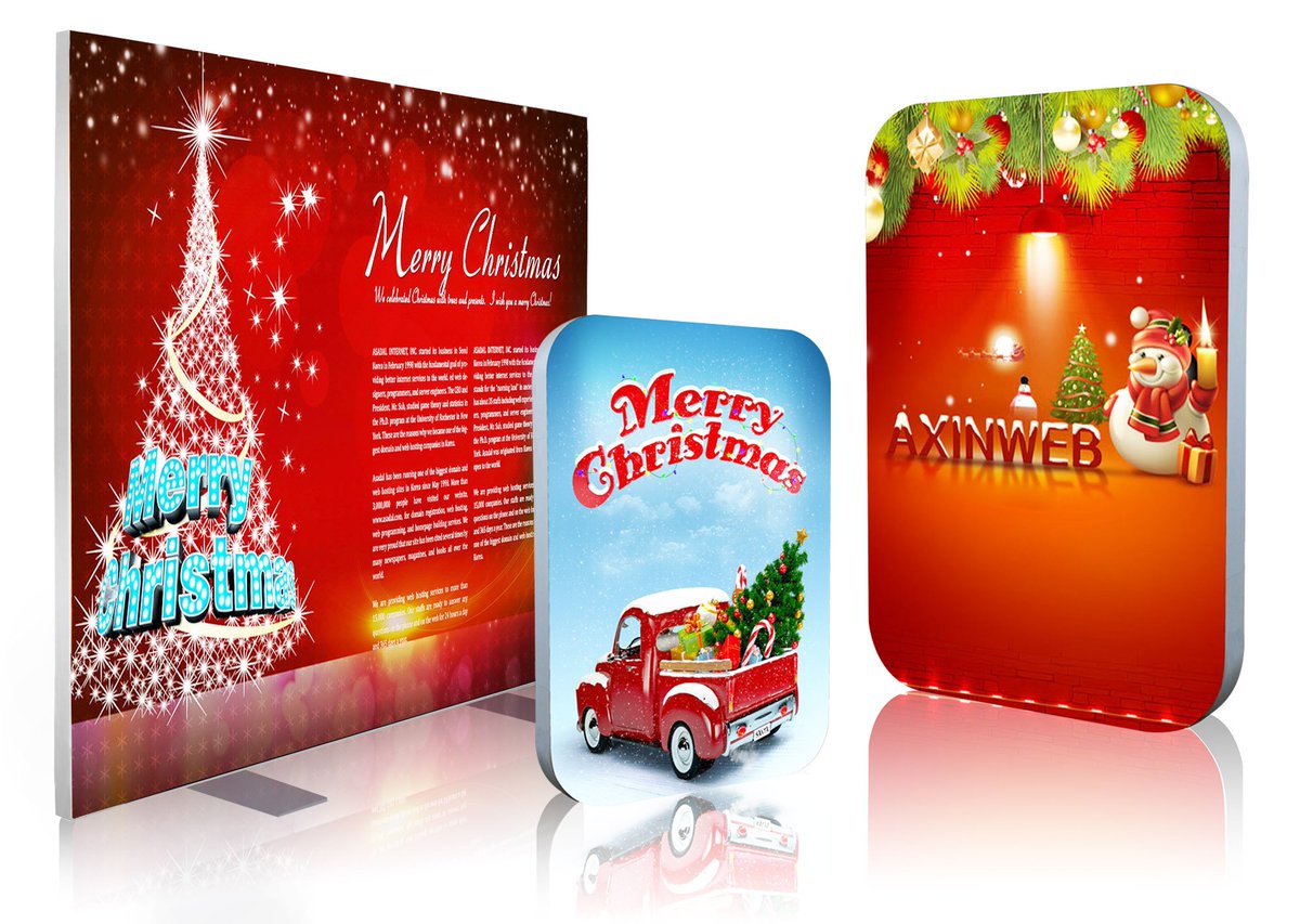 Christmas is round the corner, is it lovely to decorate with ADMAX Christmas LED lightbox?